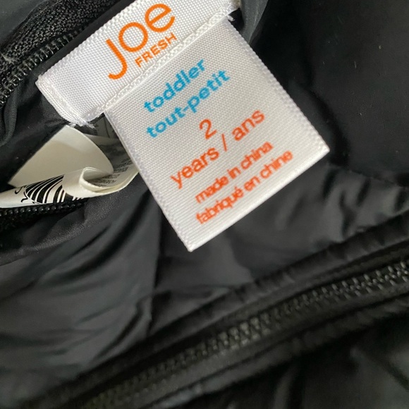 Joe fresh reversible down jacket 2Y - Picture 4 of 9